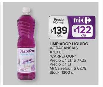 Carrefour Limpiador Líquido V-fragancias oferta