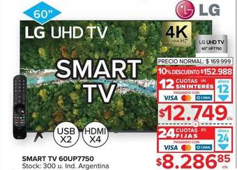 Carrefour Lg Smart Tv 60up7750 oferta