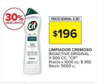 Carrefour Limpiador Cremoso Bioactive Original oferta