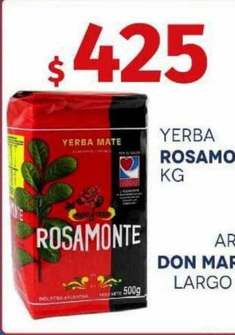 Yaguane Supermercados Yerba Rosamonte oferta