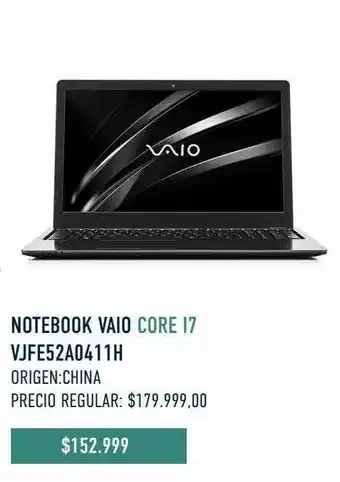 Jumbo Notebook Vaio Core I7 Vjfe52a0411h oferta