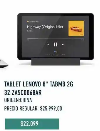 Jumbo Tablet Lenovo 8 oferta