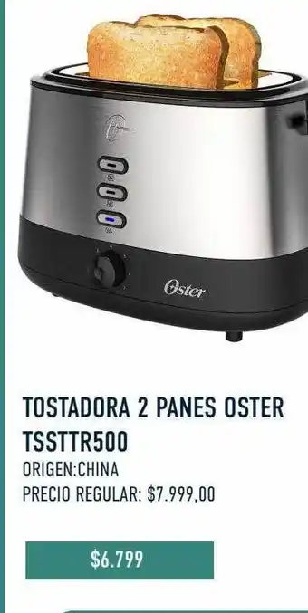 Jumbo Tostadora 2 Panes Oster Tssttr500 oferta
