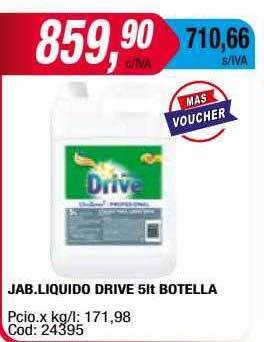 Maxiconsumo Jab.liquido Drive 5lt Botella oferta