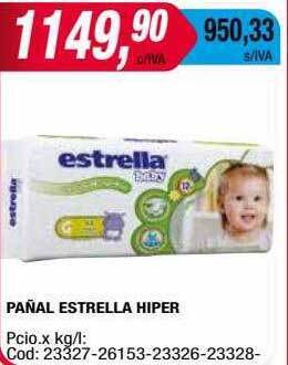 Maxiconsumo Pañal Estrella Hiper oferta