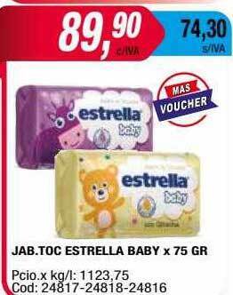 Maxiconsumo Jab. Toc Estrella Baby X 75 Gr oferta