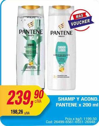 Maxiconsumo Shamp Y Acond. Pantene X 200ml oferta