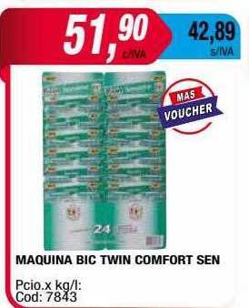 Maxiconsumo Maquina Bic Twin Comfort Sen oferta