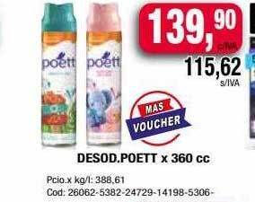 Maxiconsumo Desod. Poett X 360 Cc oferta