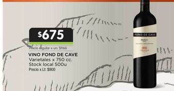 Jumbo Vino Fond De Cave oferta