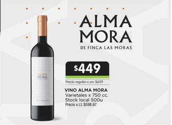 Jumbo Vino Alma Mora oferta