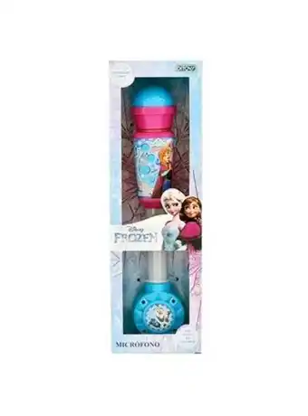 El Mundo del Juguete Microfono rosa frozen incluye luz y sonido original disney oferta