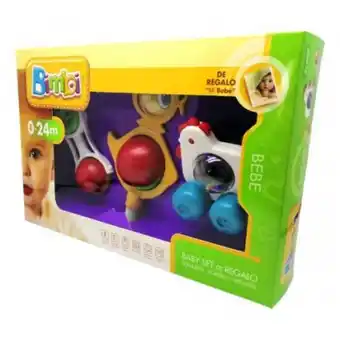 Jugueteria Pluto's Baby set 3 sonajeros - bimbi.. oferta