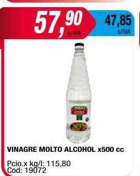 Maxiconsumo Vinagre Molto Alcohol oferta