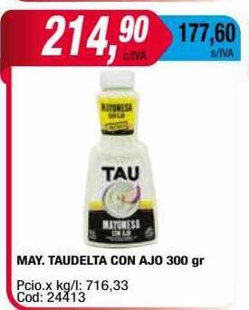 Maxiconsumo May Taudelta Con Ajo oferta