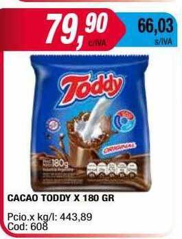 Maxiconsumo Cacao Toddy oferta