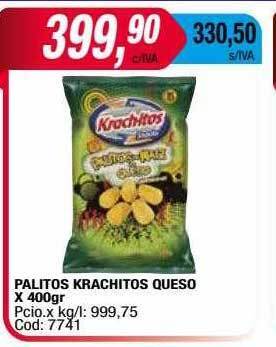Maxiconsumo Palitos Krachitos Queso oferta
