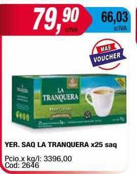 Maxiconsumo Yer Saq La Tranquera oferta