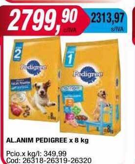 Maxiconsumo Al Anim Pedigree oferta