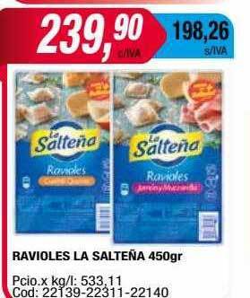 Maxiconsumo Ravioles La Salteña oferta