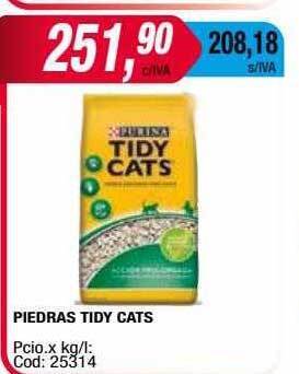 Maxiconsumo Piedras Tidy Cats oferta