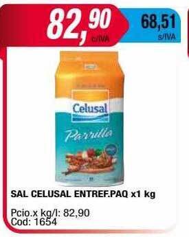 Maxiconsumo Sal Celusal Entref Paq oferta