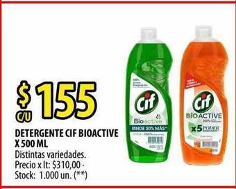 Punto Mayorista Detergente Cif Bioactive oferta
