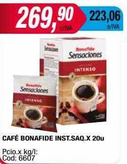 Maxiconsumo Café Bonafide Inst Saq oferta