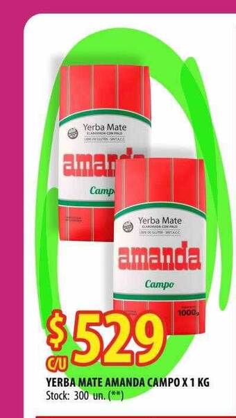 Punto Mayorista Yerba Mate Amanda Campo oferta