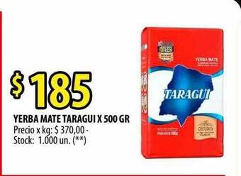 Punto Mayorista Yerba Mate Taragui oferta
