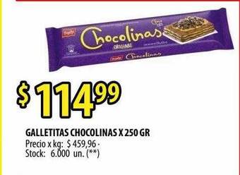 Punto Mayorista Galletitas Chocolinas oferta