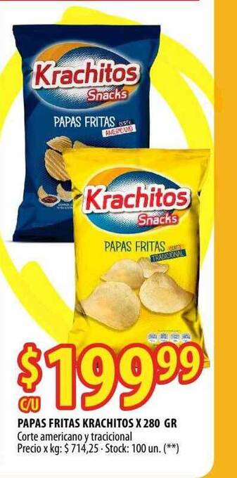 Punto Mayorista Papas Fritas Krachitos oferta