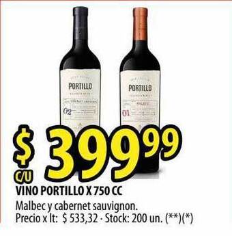 Punto Mayorista Vino Portillo oferta