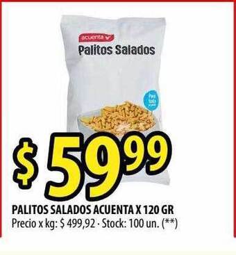 Punto Mayorista Palitos Salados Acuenta oferta