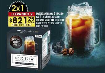 Coto Café En Cápsulas Cold Brew Nescafé Dolce Gusto oferta