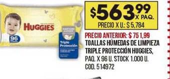 Coto Toallas Húmedas De Limpieza Triple Protección Huggies oferta