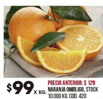 Coto Naranja Ombligo oferta