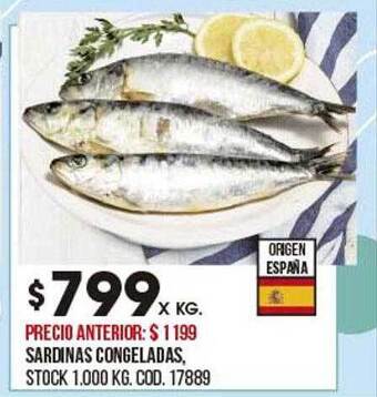 Coto Sardinas Congeladas oferta