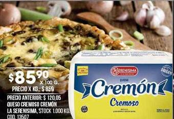 Coto Queso Cremoso Cremón La Serenisima oferta