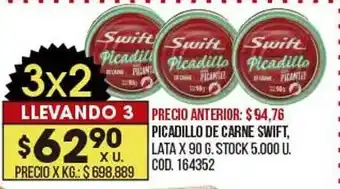 Coto Picadillo De Carne Swift oferta
