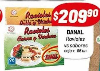 Almacor Danal Ravioles Vs Sabores oferta