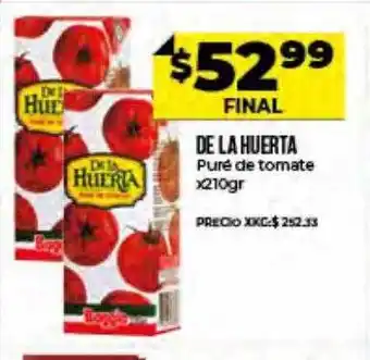 Supermayorista Vital De La Huerta Puré De Tomate oferta
