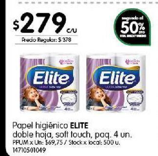 Jumbo Papel higiénico elite oferta