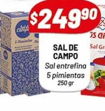 Almacor Sal De Campo Sal Entrefina 5 Pimientas oferta