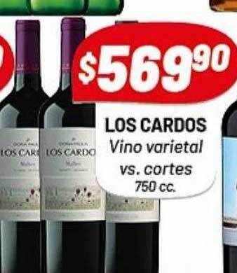 Almacor Los Cardos Vino Varietal Vs. Cortes oferta