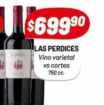 Almacor Las Perdices Vino Varietal Vs Cortes oferta