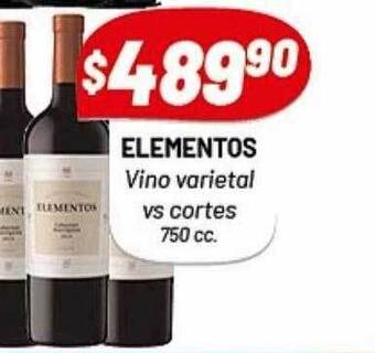 Almacor Elementos Vino Varietal Vs Cortes oferta