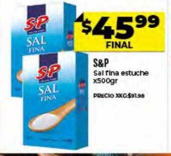 Supermayorista Vital S&p Sal Fina Estuche oferta