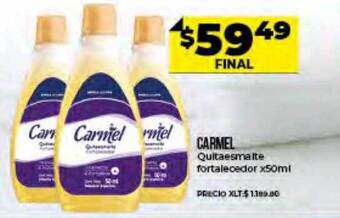 Supermayorista Vital Carmel Quitaesmalte Fortalecedor oferta