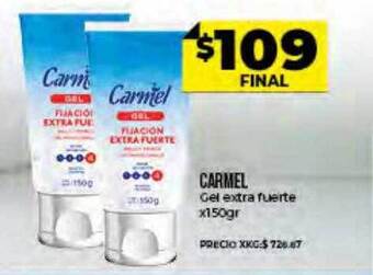 Supermayorista Vital Carmel Gel Extra Fuerte oferta